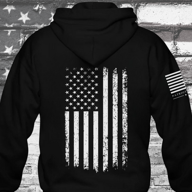 Star Spangled Banner Hoodie Patriotic American Apparel